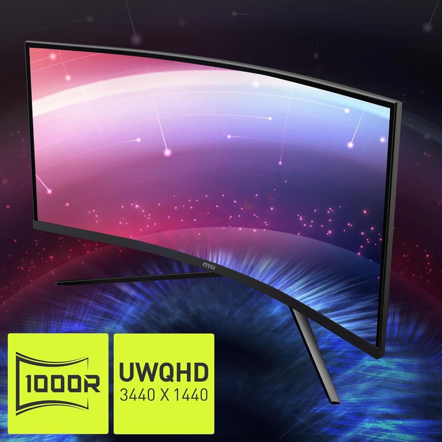 شاشة ألعاب msi MAG 345CQR 34 بوصة 3440 × 1440 (UWQHD) للبيع في دمشق