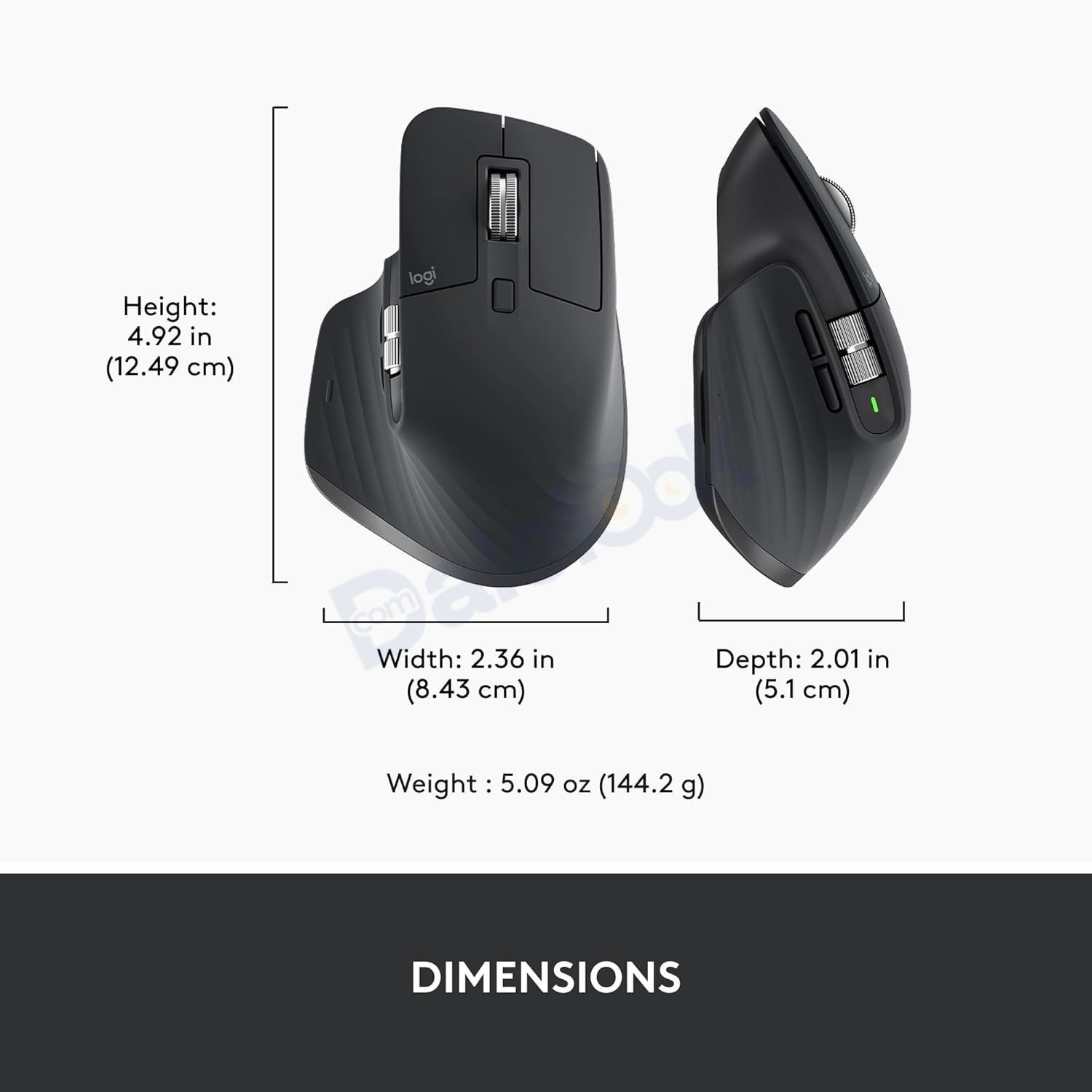 Logitech MX Master 3S Wireless Mouse Standard Edition