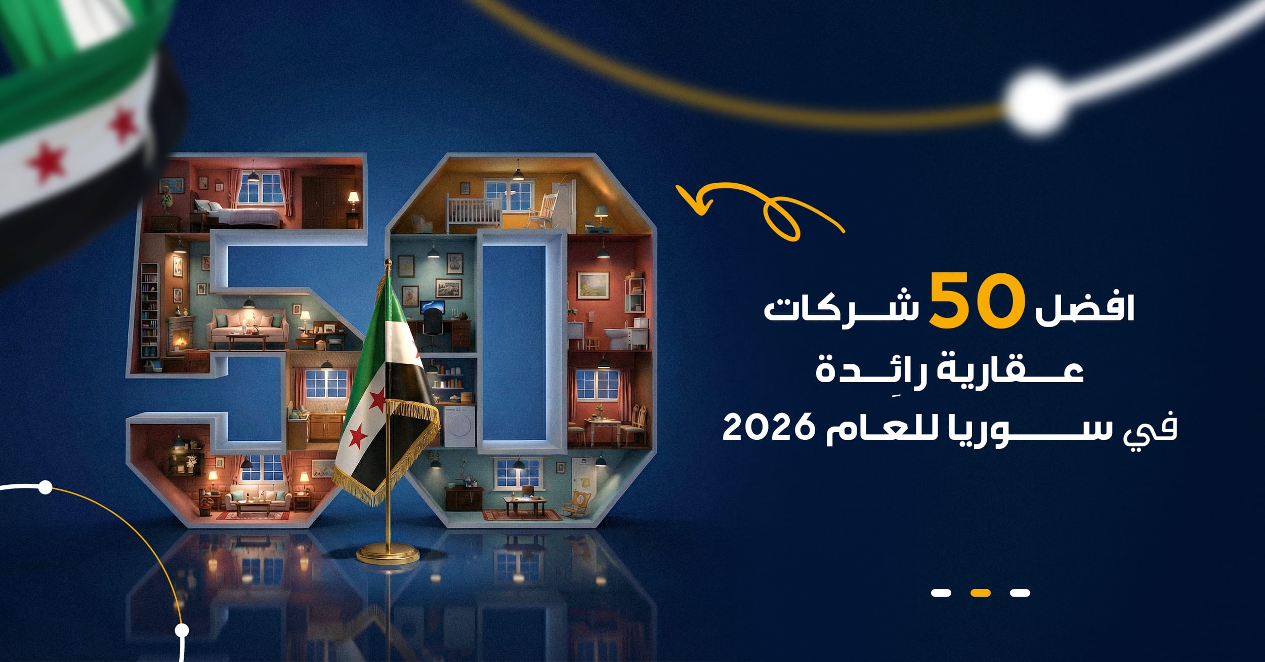 أفضل 50 شركة عقارية رائدة في سوريا لعام 2026 | دليل شركات العقارات