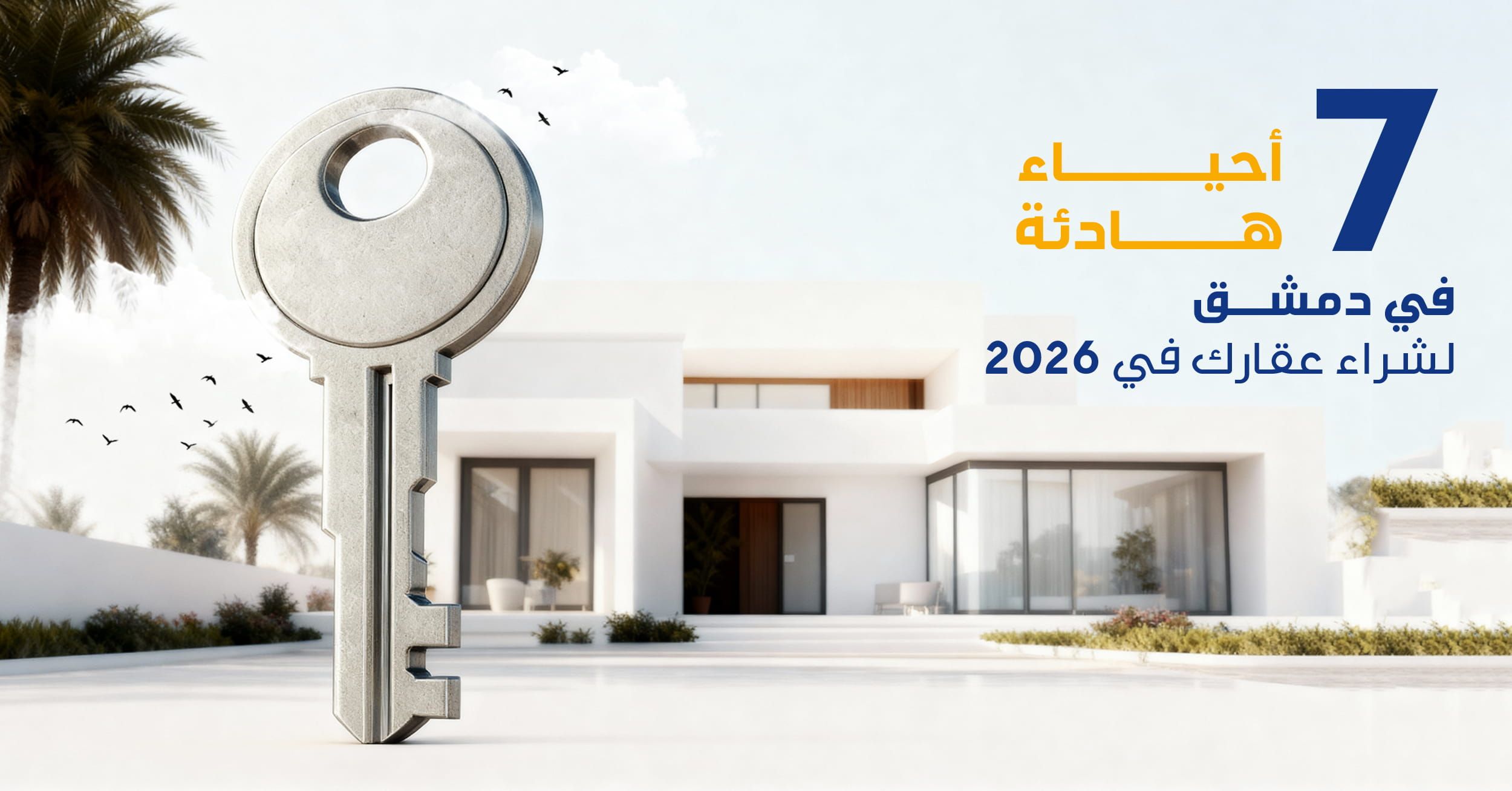 سبع أحياء هادئة في دمشق لشراء عقارك في 2026